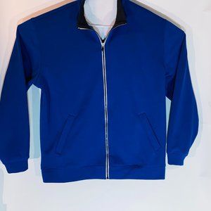 Pebble Beach Men's Full Zip Jacket Blue Size Large